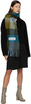 Thumbnail for your product : Acne Studios Green & Blue Alpaca & Mohair Large Check Scarf