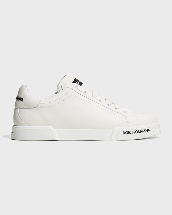 Men's Portofino Calf Leather Low-Top Sneakers