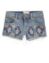 Thumbnail for your product : Roxy 'Blaze' Denim Shorts (Little Girls)
