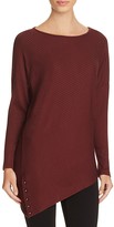 Thumbnail for your product : Red Haute Asymmetric Button Sweater