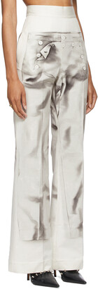 Jean Paul Gaultier SSENSE Exclusive Off-White Les Marins Trompe L'oeil Bridges Trousers