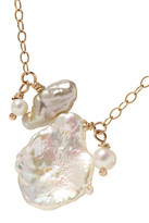 Thumbnail for your product : Melissa Joy Manning 14-karat Gold Pearl Necklace