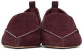 Thumbnail for your product : Nicholas Kirkwood Purple Suede Beya Loafers