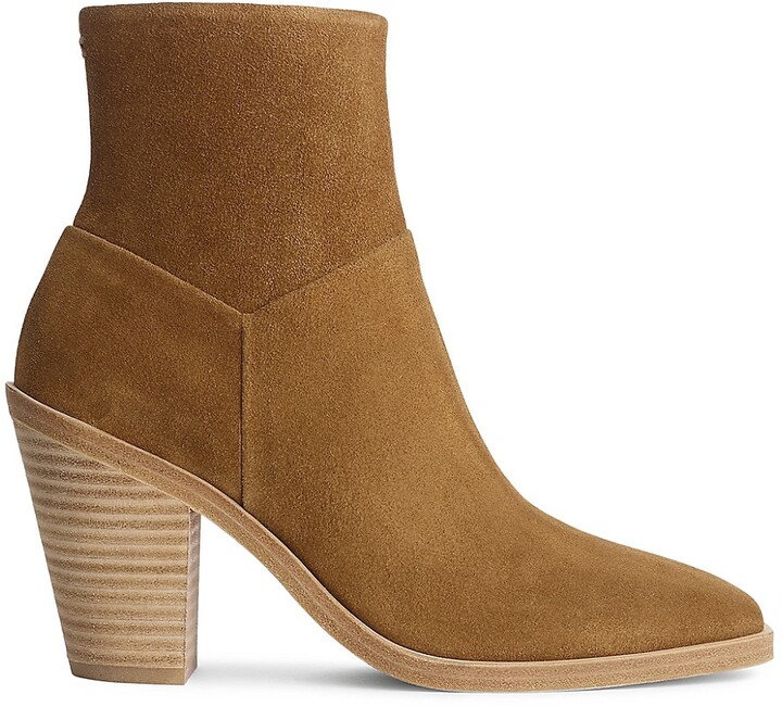 bone colored booties