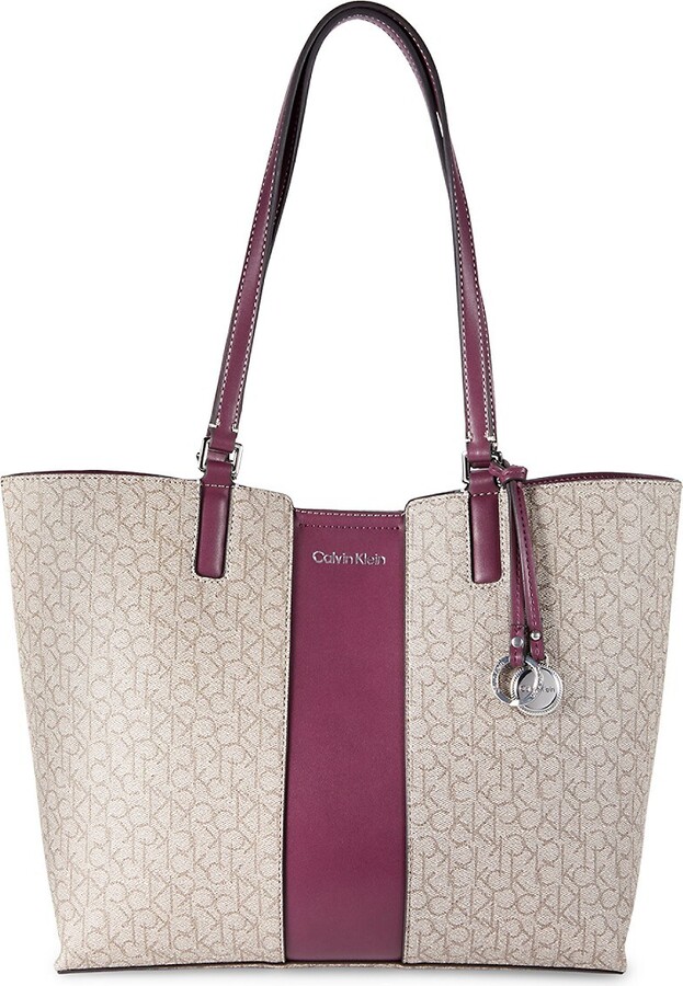 Calvin Klein Women's Brown Tote Bags | ShopStyle