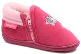 Thumbnail for your product : Isotoner Kids's Botillon Zip Polyvelours Slippers in Pink