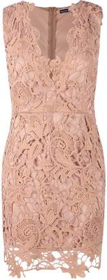 boohoo Boutique Lace Scallop Detail Dress