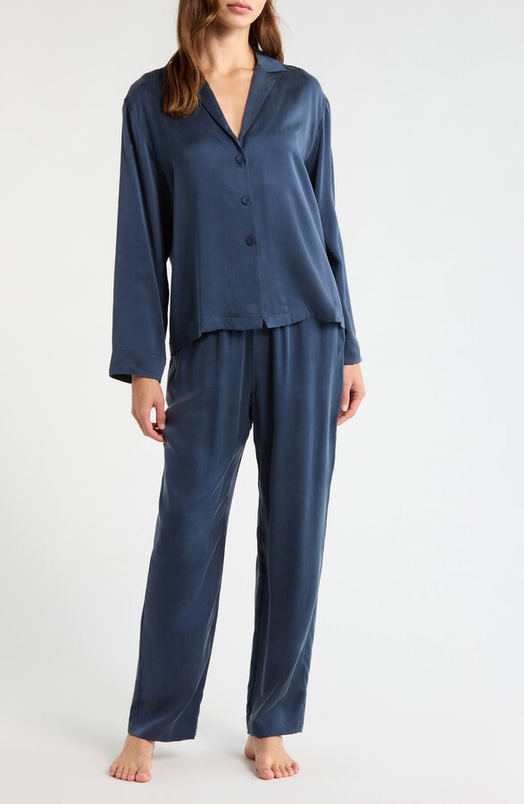 Lunya Print Washable Silk Pajamas