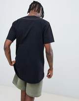 Thumbnail for your product : Diamond Supply Co. Cadet Woven Baseball T-Shirt In Black