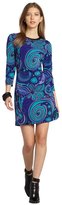 Thumbnail for your product : Ali Ro blue maldive jersey three quarter sleeve henley dress