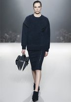 Thumbnail for your product : Alexander Wang Brushed Mohair Tucked Sleeve Pullover