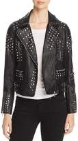 Thumbnail for your product : Aqua Studded Faux-Leather Moto Jacket - 100% Exclusive