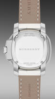 Thumbnail for your product : Burberry The Britain BBY1800 34mm Diamond Bezel