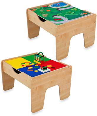 KidKraft 2-in-1 Activity Table with Board in Natural