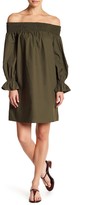 Thumbnail for your product : Soprano Off-the-Shoulder Poplin Dress