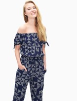 Thumbnail for your product : Splendid Sail Print Tie Sleeve Jumpsuit