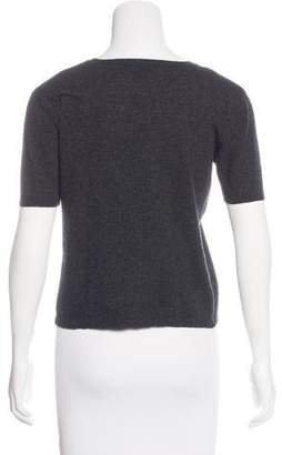 Calvin Klein Collection Wool Short Sleeve Top