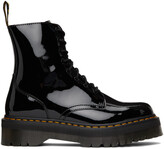 Thumbnail for your product : Dr. Martens Black Patent Lamper Boots