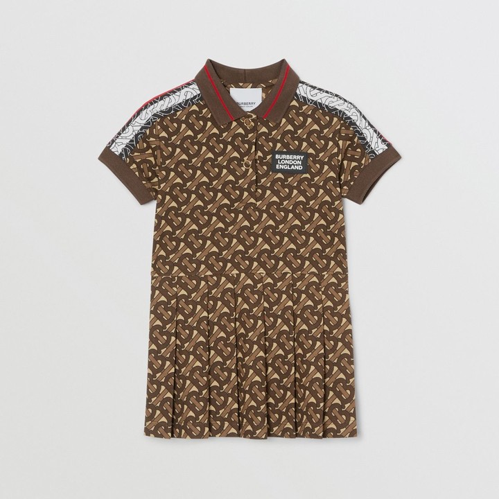 womens burberry polo dress