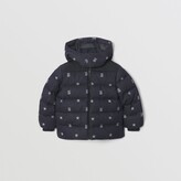 Thumbnail for your product : Burberry Childrens Star and Monogram Motif Denim Puffer Jacket