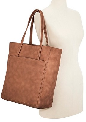 Merona Women's Faux Leather Tote Handbag