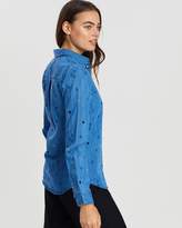Thumbnail for your product : Scotch & Soda Embroidered Denim Shirt