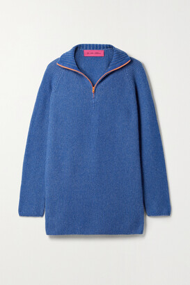 The Elder Statesman Ribbed Cashmere Sweater - Blue