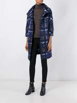 Thumbnail for your product : Herno plaid button down coat