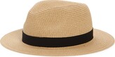 Packable Straw Fedora Hat MADEWELL