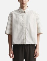 Thumbnail for your product : Lanvin SHORT SLEEVE Cropped Shirt