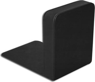 Dacasso 1000 Series Classic Leather Bookends in Black