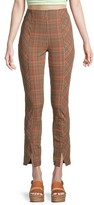 Thumbnail for your product : Free People Flying High Plaid Cropped Skinny Pants