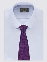Thumbnail for your product : Marks and Spencer Pure Silk Textured Floral Tie