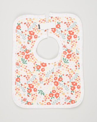 Cotton On Baby - White All bibs - Square Bibs 2-Pack - Babies - Size One size, One Size at The Iconic