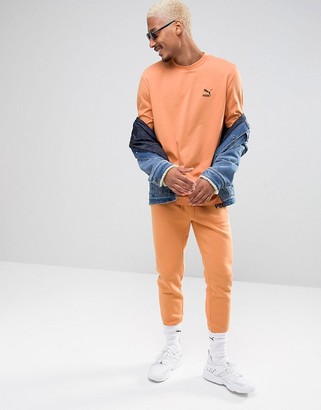 Puma T-Shirt In Orange Exclusive to ASOS