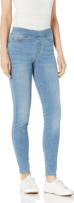 Amazon Essentials Women's Pull-on Denim Jegging - ShopStyle Distressed Jeans
