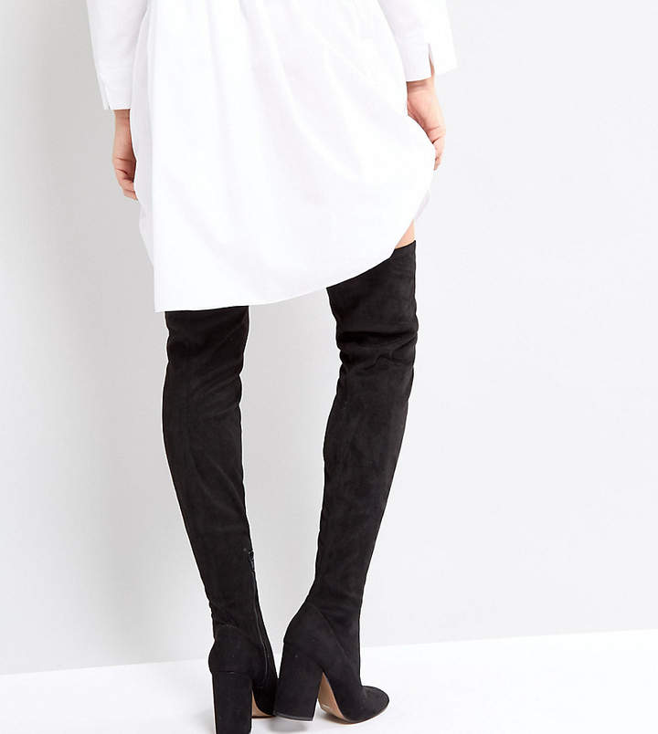 asos petite thigh high boots