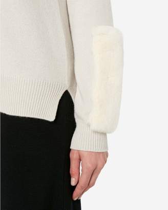 N.Peal Fur Panelled Sweater