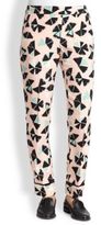 Thumbnail for your product : Marc by Marc Jacobs Pinwheel Floral-Printed Silk Pants
