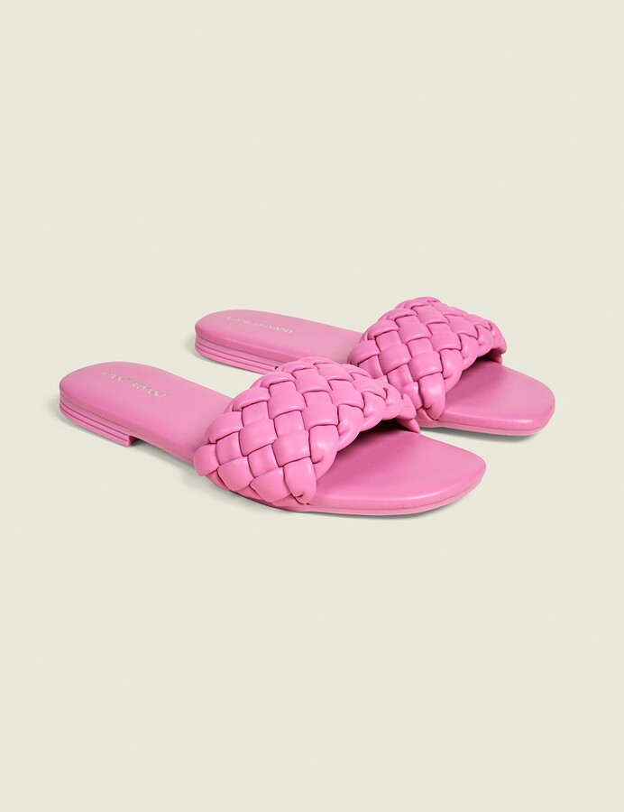 Dream Cloud Braided Faux-Leather Slide