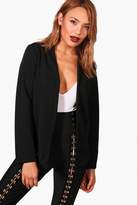 Thumbnail for your product : boohoo Tailored Collarless Jacket