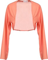 orange shrug cardigan