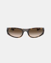 Thumbnail for your product : Ray-Ban Brown Retro - RB4332 - Size One Size at The Iconic
