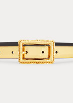 Thumbnail for your product : Ralph Lauren Metallic Leather Belt