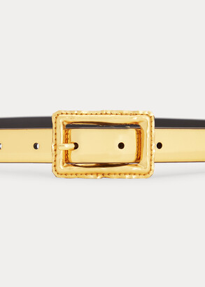 Ralph Lauren Metallic Leather Belt