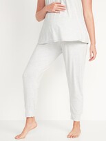 Thumbnail for your product : Old Navy Maternity Rollover-Waist Ultra-Soft Sunday Sleep Jogger Pants