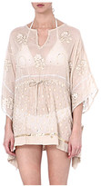 Thumbnail for your product : Juliet Dunn Embroidered cotton kaftan