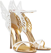 Thumbnail for your product : Sophia Webster White Heavenly Heeled Sandals