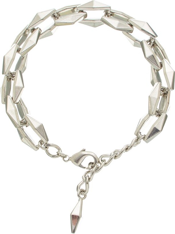 Jimmy Choo Diamond Motif Chain Bracelet