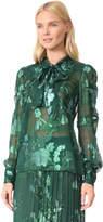 Thumbnail for your product : Anna Sui Iridescent Moonlight Garden Top